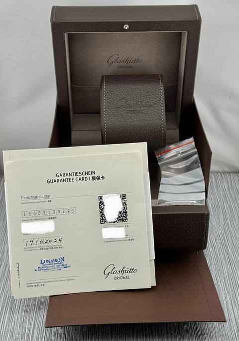 Glashütte Original PanoMaticLunar Ref. 1-90-02-13-32-70 | Full-Set 10/2024 | Ungetragen | Unworn | 40mm | Green Dial | Top