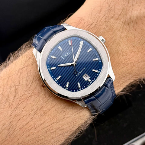 Piaget Polo S Date Ref. G0A43001 | Full-Set 10/2023 | Top Condition | Like New | 42mm | Blue Dial
