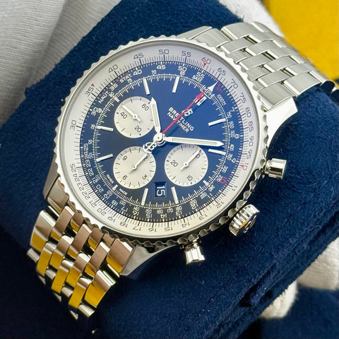 Breitling Navitimer B01 Chronograph 46 Ref. AB0127211B1A1 | Full-Set 08/2022 | Garantie 08/2027 | Black Dial | Top
