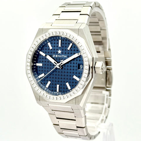 Zenith Defy Skyline Ref. 16.9400.670/51.I001 | Full-Set 10/2024 | Like New | Diamonds | Automatic | Blue Dial | 36mm