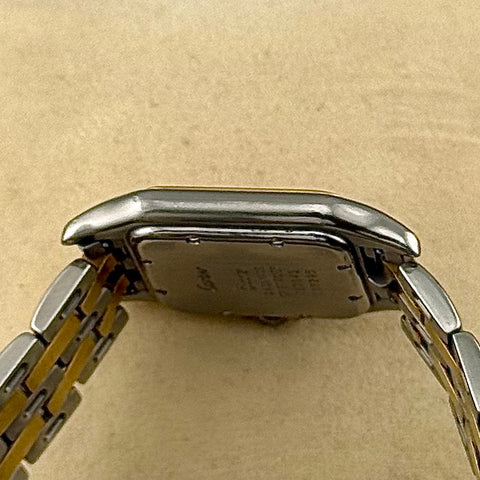 Cartier Panthère Ref. 187949 | 2-row 18k yellow gold | Vintage | 27x27mm | Quartz | Rare | Top