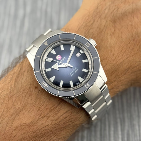 Rado Captain Cook Automatic Ref. R32105203 | Full-Set 05/2026 | NEU | Sofort Verfügbar | Blue Dial | 42mm | Top