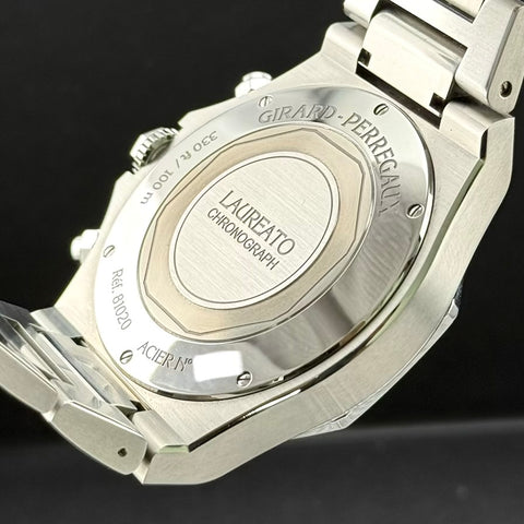 Girard-Perregaux Laureato Chronograph 42 Ref. 81020-11-131-11A | Full-Set 01/2023 | GP Garantie 1/2028 | Panda | Top Condition