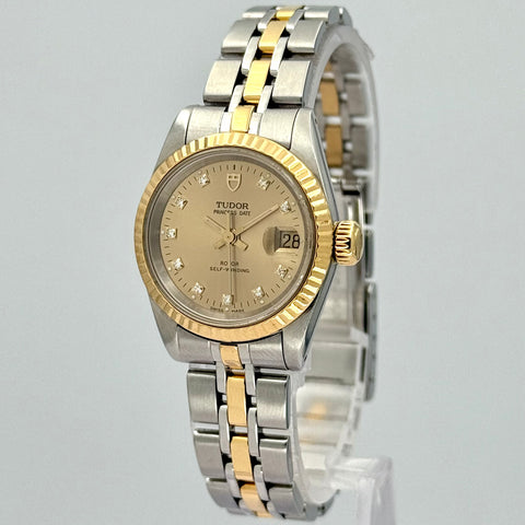 Tudor Princess Date Ref. 92413 | Full-Set 2000 | Automatic | 25mm | Stahl/Gelbgold 18K | Diamanten Zifferblatt | Ladies | Damen | VIP