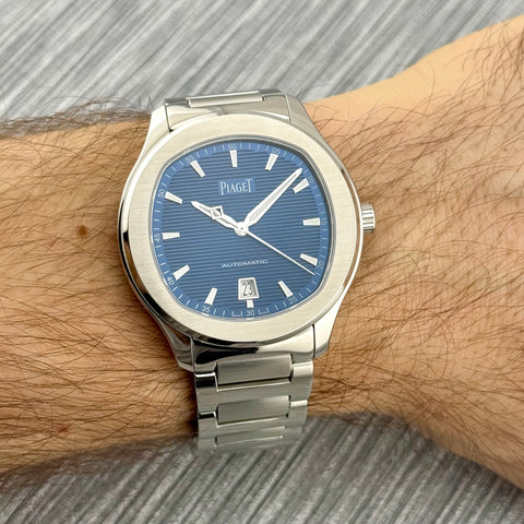 Piaget Polo S Ref. G0A41002 | Full-Set 02/2022 | Automatic | 42mm | Blue Dial | Top