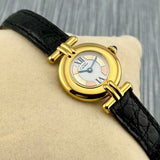 Cartier Colisee Vermeil Ref. 590002 | Rare Trinitiy Dial | Must de Cartier | 925 Silber | Quartz | Top Condition | Vintage