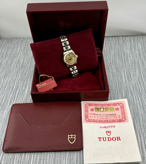 Tudor Princess Date Ref. 92413 | Full-Set 2000 | Automatic | 25mm | Stahl/Gelbgold 18K | Diamanten Zifferblatt | Ladies | Damen | VIP