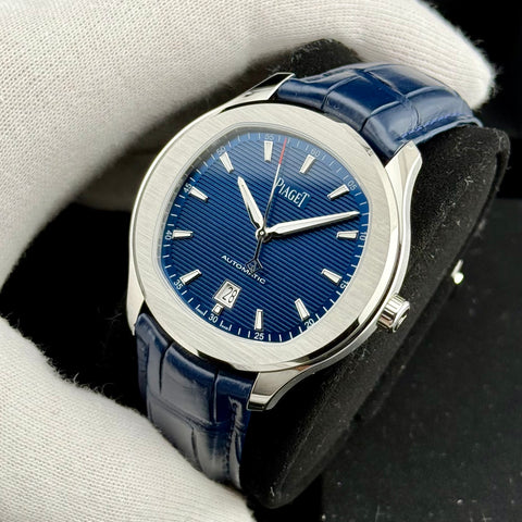 Piaget Polo S Date Ref. G0A43001 | Full-Set 10/2023 | Top Condition | Like New | 42mm | Blue Dial