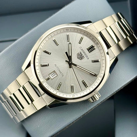 Tag Heuer Carrera Calibre 5 Ref. WBN2111.BA0639 | Full-Set 08/2024 | Tag Heuer Garantie 08/2026 | 39mm | Like New | Top | VIP