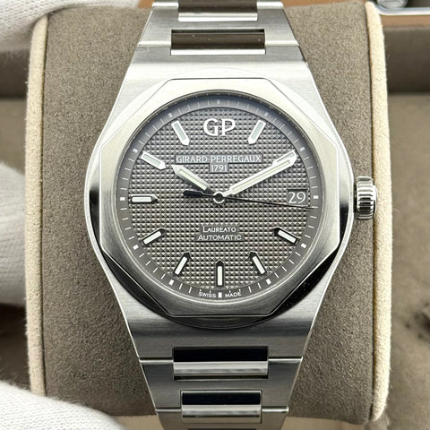 Girard Perregaux Laureato Ref. 81010-11-231-11A | Full-Set 03/2018 | Serviced by GP 10/2025 | Grey Dial Discontinued | 42mm | VIP