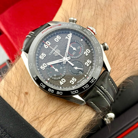 Tag Heuer Carrera Porsche Chronograph Ref. CBN2A1F.FC6492 | Full-Set 02/2021 | Automatic | 44mm | Special Edition | Top