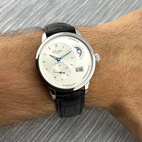 Glashütte Original PanoMaticLunar Ref. 1-90-02-42-32-61 | Full-Set 11/2025 | Unworn | Ungetragen | 40mm | Silver | Top