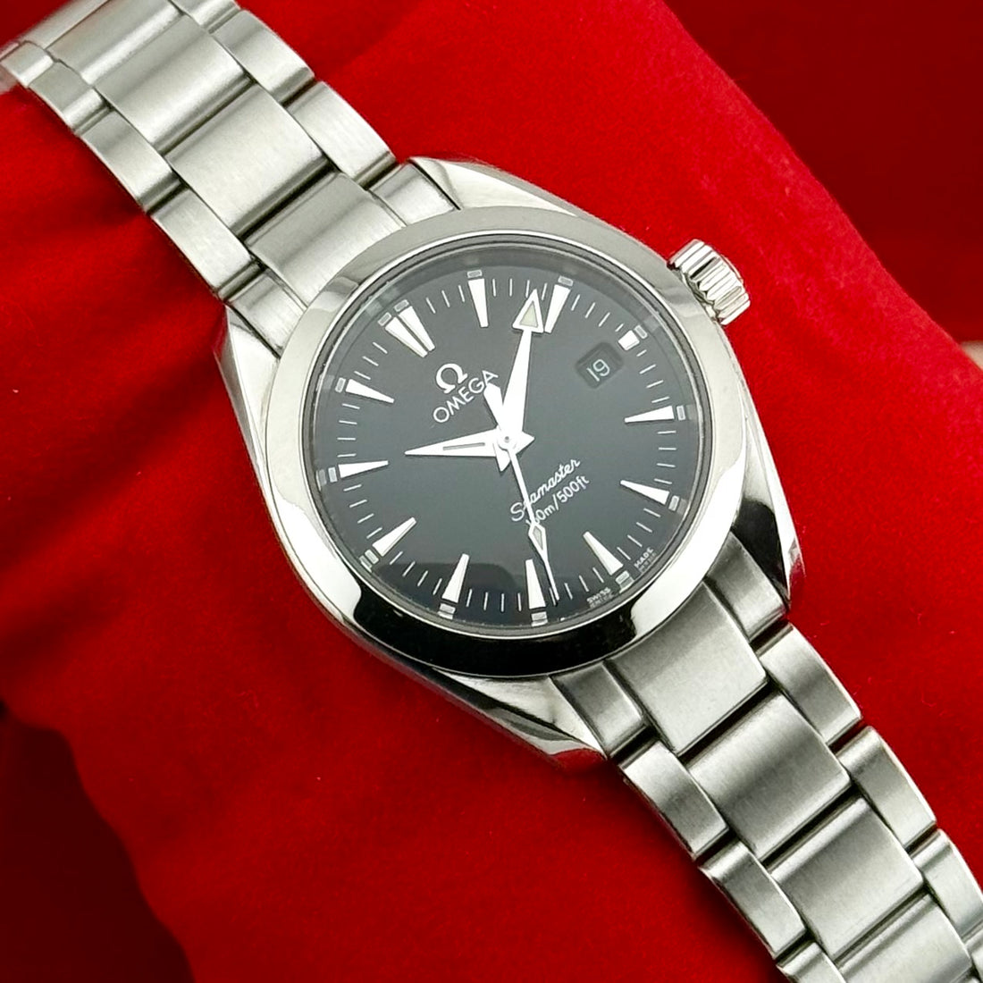 Omega Seamaster Aqua Terra Ref. 2577.5000 | Full-Set 2008 | Quartz | Black Dial | 29mm | Top Condition