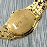 Cartier Cougar Ref. 887905 | Factory Blue Enamel (Emaille) Dia Dial | 18k Yellow Gold | 114.45 gr. | 33mm | Top