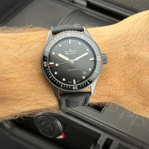 Blancpain Fifty Fathoms Bathyscaphe Ref. 5000-0130-B52A | Full-Set 07/2022 | Keramik | 43mm | Like New