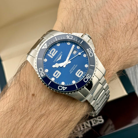 Longines Hydroconquest 43 Ref. L37824966 | Full-Set 2026 | Unworn | NEW | 43mm | Automatic | Blue Dial | Top