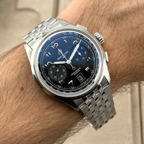 Breitling Premier B01 Chronograph 42 Ref. AB0145221B1A1 | Full-Set 10/2025 | NEU | Automatic | Unworn | Black Dial | 42mm | VIP