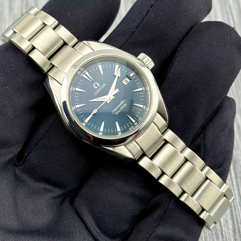 Omega Seamaster 150m Ref. 2577.80 | Full-Set 2005 | Quartz | 29mm | Blue Dial | Rare | Ladies | VIP