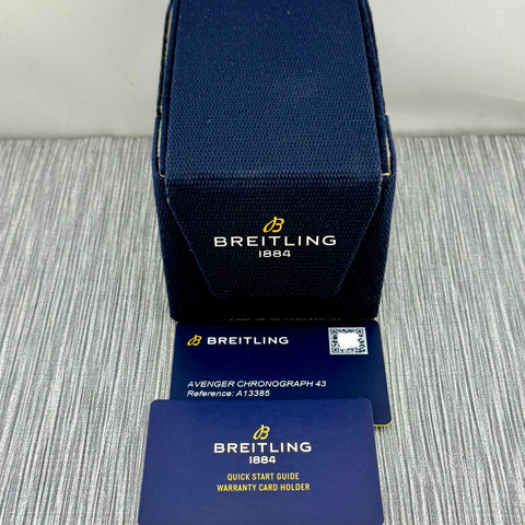 Breitling Avenger Chronograph 43 Ref. A13385101B1A1 | Full-Set 10/2025 | NEU | NEW | Unworn | Automatic | 43mm | Top