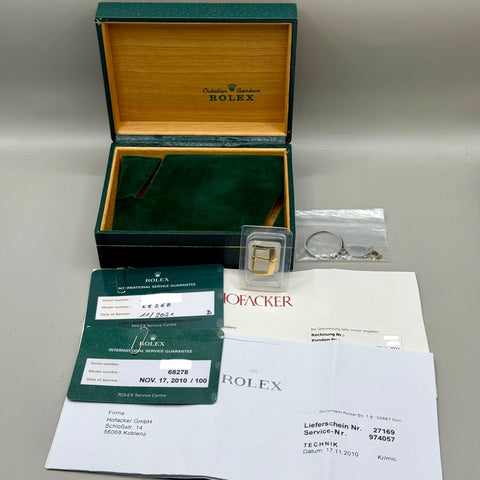 Rolex Datejust 31 Ref. 68278 | Rolex Revision 11/2021 | E-Serie ca. 1991 | 18K Rolex Schließe | 18K Gelbgold | VIP