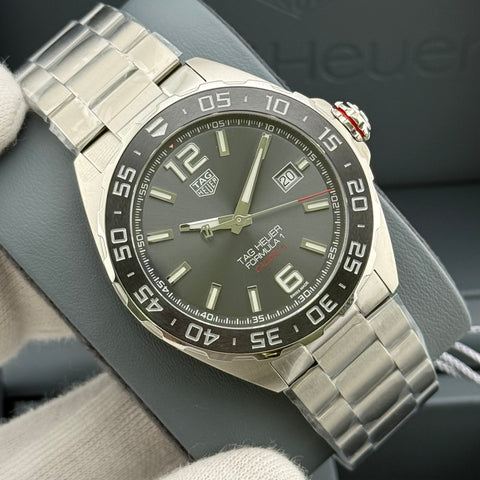 Tag Heuer Carrera Formula 1 Calibre 5 Ref. WAZ2011.BA0842 | Full-Set 09/2025 | Unworn | 43mm | Grey Dial | NEU | Top