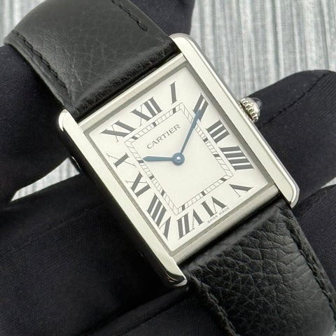 Cartier Tank Solo Ref. WSTA0028 (3169) | Full-Set 2019 | Quartz | 34.8 x 27.4 mm | Top | VIP