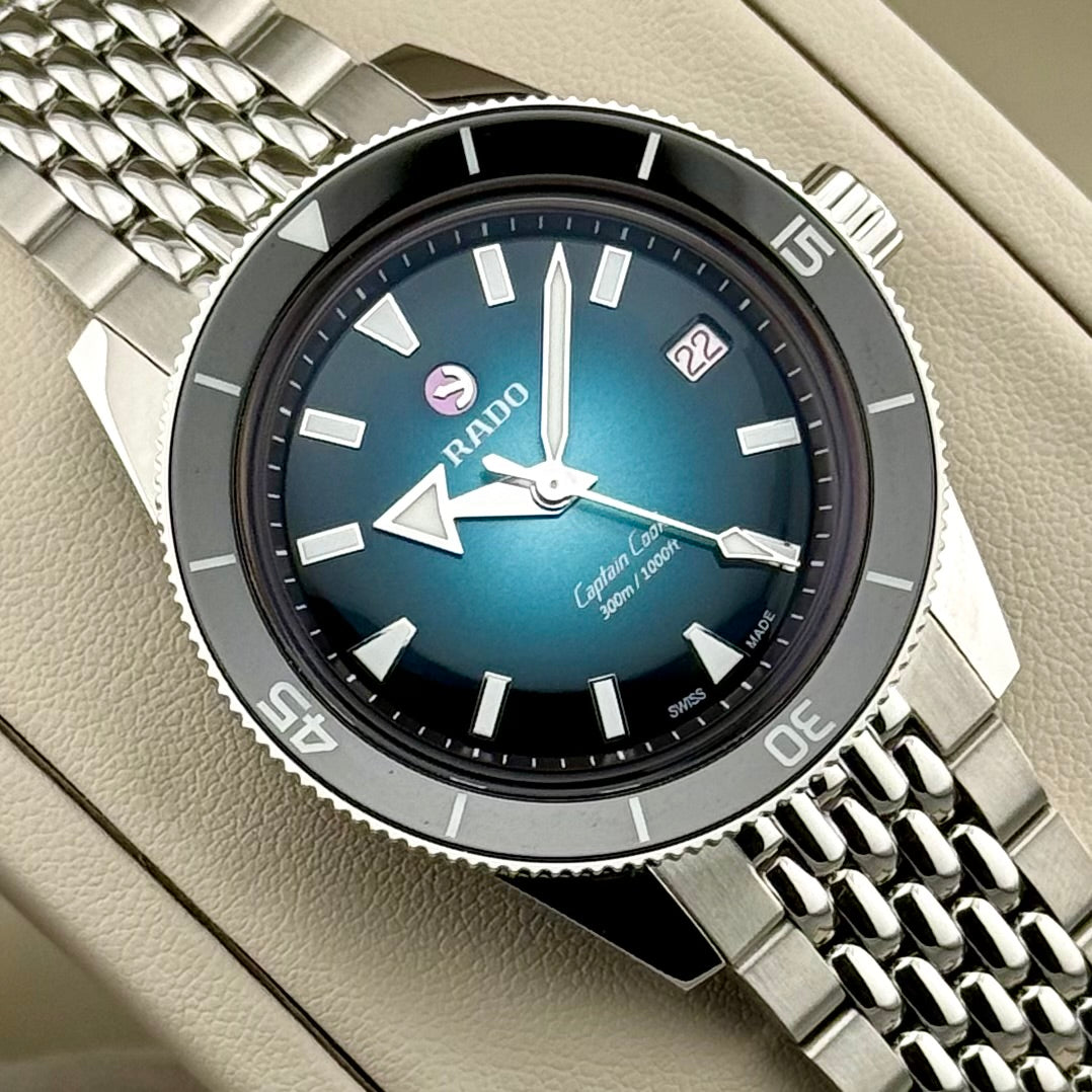 Rado Captain Cook Ref. R32223213 | Full-Set 06/2026 | Rado Garantie 06/2031 | 39mm | NEU