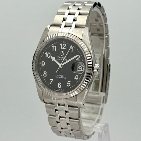 Tudor Prince Date Ref. 74034 | Full-Set 2001 | Serviced 08/2025 | LC100 | 34mm | Black Dial | Rare