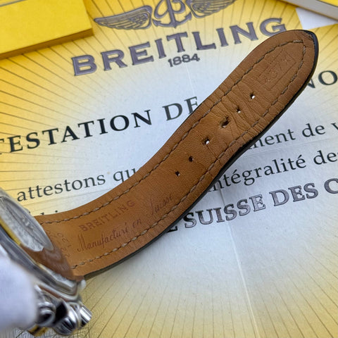 Breitling Chronomat Chronograph Evolution Ref. A13356 | Papiere 12/2008 | Serviced 01/2026 | 44mm | Black Dial | Top