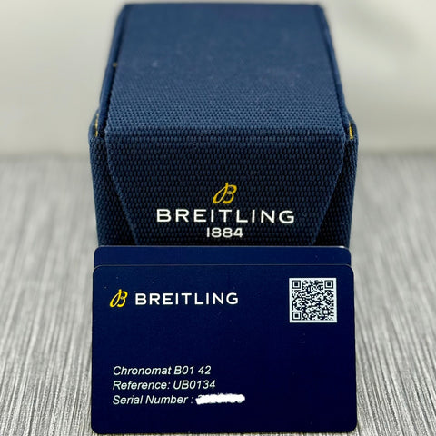 Breitling Chronomat B01 42 Ref. UB0134101B1U1 | Full-Set 01/2022 | Like New | Neuzustand | Roségold | Grey Dial | 42mm | Top