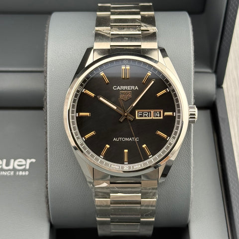 Tag Heuer Carrera Calibre 5 Day-Date Ref. WBN2013.BA0640 | Full-Set 05/2025 | Unworn | 41mm | Day-Date | Top