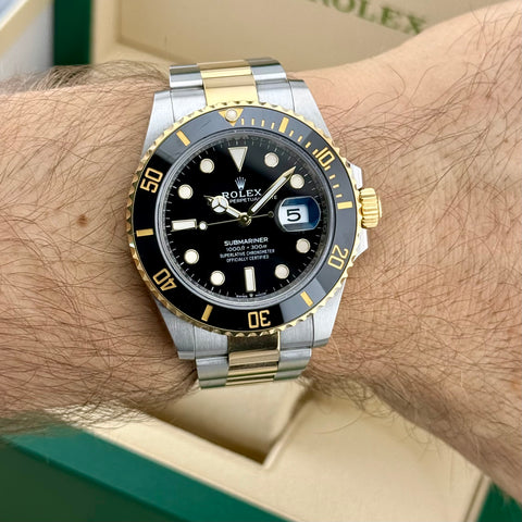 Rolex Submariner Bicolor Ref. 126613LN | Full-Set 03/2023 | LC100 | Erstkaufrechnung | 41mm | Top