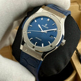 Hublot Classic Fusion Titanium Blue Ref. 542. NX.7170.LR | Full-Set 06/2026 | Hublot Garantie 06/2036 | NEW | Unworn