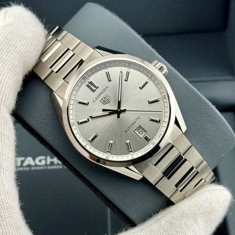 Tag Heuer Carrera Calibre 5 Ref. WBN2111.BA0639 | Full-Set 04/2024 | Like New | 39mm | Silver Dial | Automatic