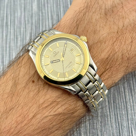 Omega Seamaster 120M Ref. 2311.11 | Full-Set 2001 | Stahl/Gold | Quartz | 36mm | bi-color | Top