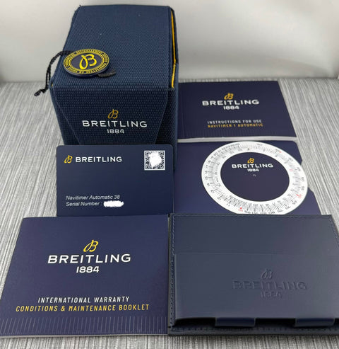 Breitling Navitimer 38 Ref. A17325241B1P2 | Full-Set 11/2021 | Black Dial | 38mm | Top Condition | A17325