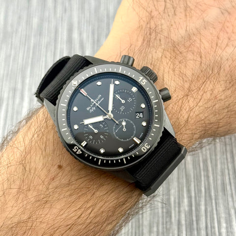 Blancpain Fifty Fathoms Bathyscape Chronograph Flyback Ref. 5200-0130-NABA | Full-Set 10/2021 | Keramik | 43.6mm | Automatic | Like New