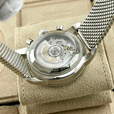 Superocean Heritage B01 Chronograph 44 Ref. AB0162161C1A1 | Full-Set 05/2023 | Breitling Garantie 05/2028 | 44mm | Blue Dial | Like New