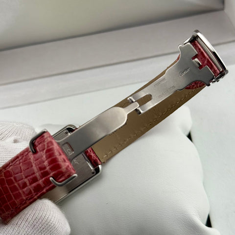 Cartier Tank Solo Ref. 3170 | Full-Set 2017 | | 31x24mm | Pink Dial | Quartz | Ladies | Rare
