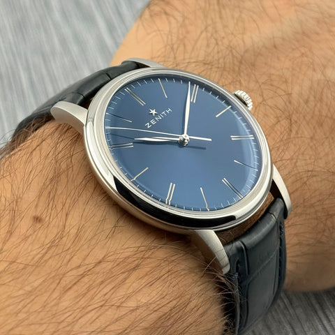 Zenith Elite 6150 Ref. 03.2272.6150/51.C700 | Full-Set 07/2018 | Top Condition | 42mm | Blue Dial | Automatic | Top