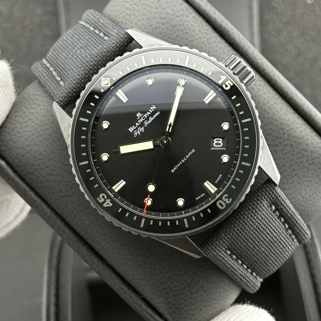 Blancpain Fifty Fathoms Bathyscaphe Ref. 5000-0130-B52A | Full-Set 05/2023 | Keramik | 43.6mm | Top Condition like new