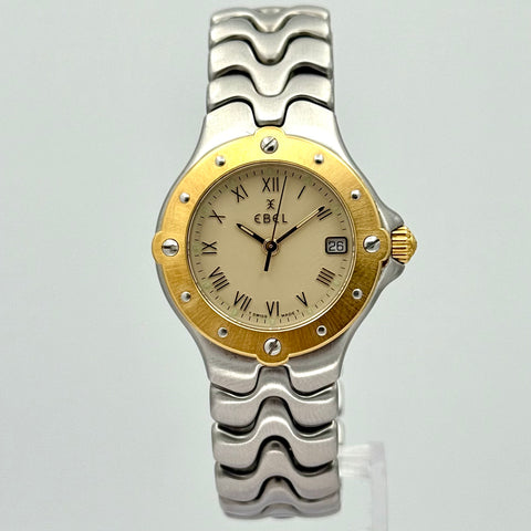 Ebel Sportwave Ref. 6087621 | Full-Set 2000 | Quartz | 28mm | Erstkaufrechnung | Stahl/Gold | Ladies | Damen | Top | VIP