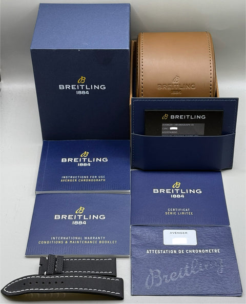Breitling Avenger Air Force Team Limited Edition 45 Ref. A133171A1B1X1 | Full-Set 2020 | Top | Rare | VIP