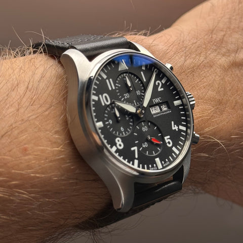 IWC Pilots Watch Chronograph Ref. IW378001 | Full-Set 04/2024 | Unworn | Ungetragen | 43mm | Black Dial | Top