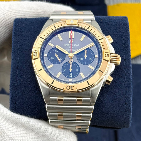 Breitling Chronomat B01 42 Ref. UB0134101B1U1 | Full-Set 01/2022 | Like New | Neuzustand | Roségold | Grey Dial | 42mm | Top