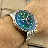 Breitling Navitimer B01 Chronograph 46 Ref. AB0137241L1A1 | Full-Set 09/2026 | NEU | Ungetragen | Green Dial