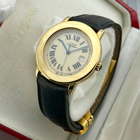 Cartier must de Cartier Ronde Ref. 1800 1 | Full-Set 1996 | Quartz | 33mm | Vintage | Rare | 18001