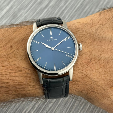 Zenith Elite 6150 Ref. 03.2272.6150/51.C700 | Full-Set 07/2018 | Top Condition | 42mm | Blue Dial | Automatic | Top