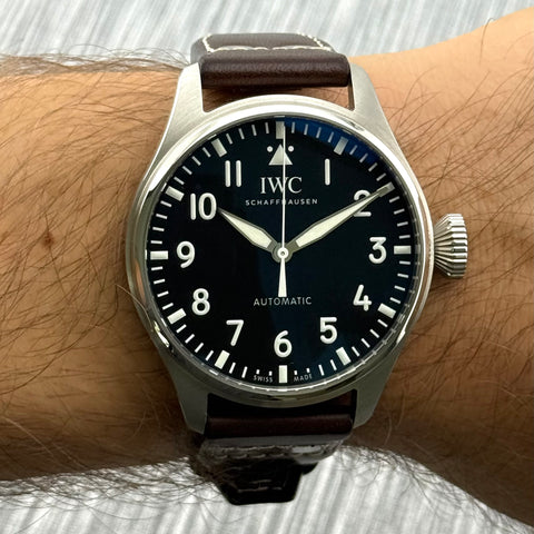 IWC Big Pilot Ref. IW329301 | Full-Set 2022 | 43mm | Black Dial | IWC Garantie 02/2030 | Automatic | Top