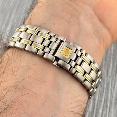 Omega Seamaster 120M Ref. 2311.11 | Full-Set 2001 | Stahl/Gold | Quartz | 36mm | bi-color | Top